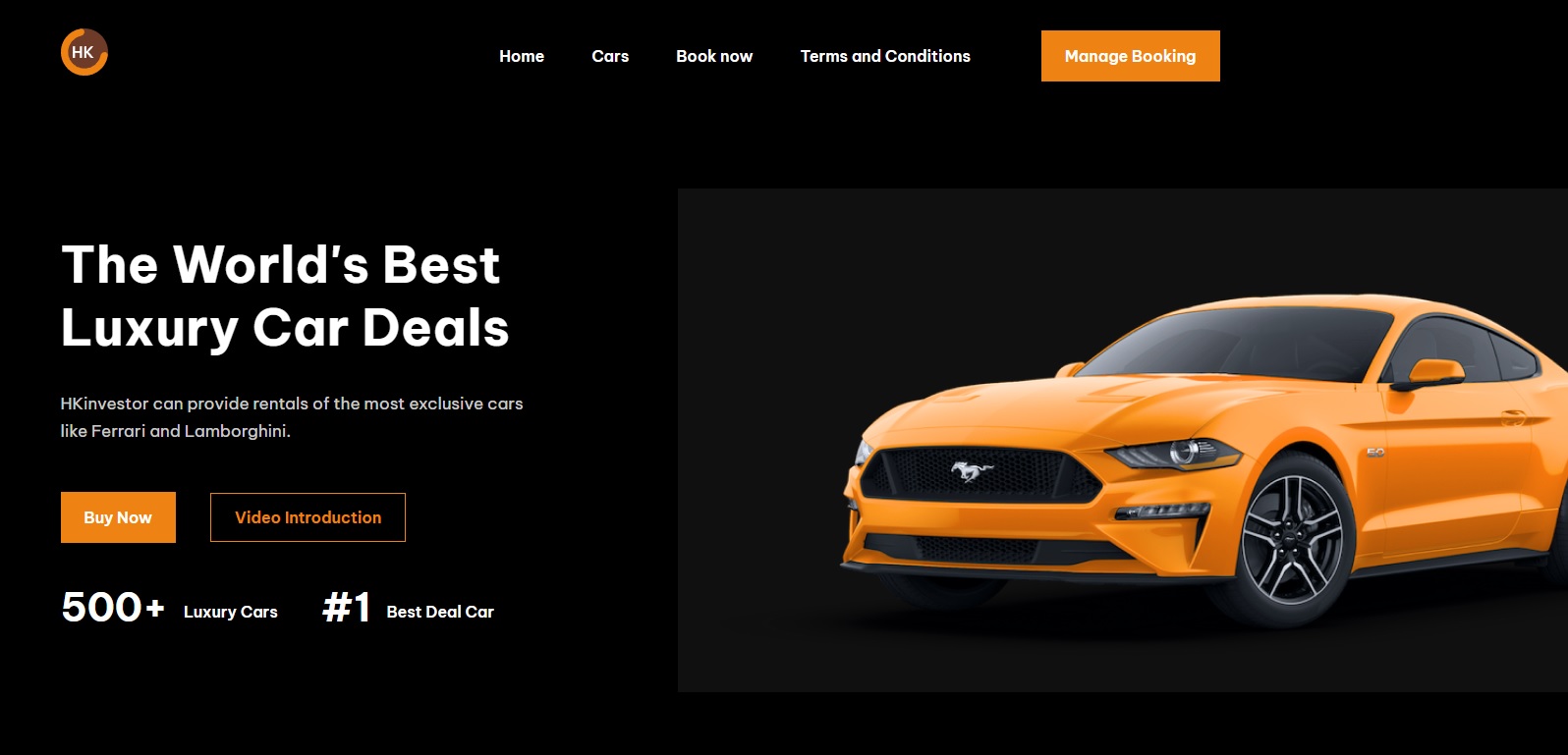 Верстка сайта «Best Luxury Car»